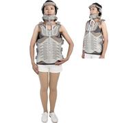 BLUEZY Orthèse De Soutien Dorsal pour La Tête, Orthèse De La Colonne Ertébrale Dorsale, Orthèse De Fixation Thoracique Cervicale Réglable, Correcteur De Posture Thoracique du Dos L