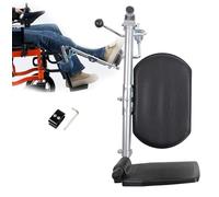 BLUEZY Repose-Jambes Universel pour Fauteuil Roulant, Repose-Pieds Composite avec Support De Mollet Rembourré pour Fauteuil Roulant pour Personnes Âgées Et À Mobilité Réduite Left