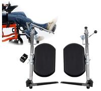 BLUEZY Repose-Jambes Universel pour Fauteuil Roulant, Repose-Pieds Composite avec Support De Mollet Rembourré pour Fauteuil Roulant pour Personnes Âgées Et À Mobilité Réduite A Pair