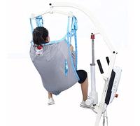 BLUEZY Sling Complet du Corps, Élévateur De Patient pour Harnais De Toilette Sangle Transfert Médicale pour Lève-Personne Sangle Transfert Médicale pour Douche, Utilisation à Domicile Small