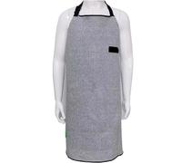 BLUEZY Tablier Tablier en Métal Résistant Aux Coupures Et Aux Coups De Couteau, Tablier De Travail De Sécurité pour Boucher, pour Atelier Industriel Facile À Nettoyer