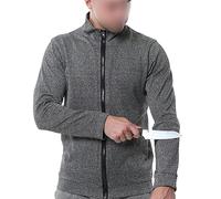 BLUEZY Vêtements Résistants Aux Coupures, Vetement Anti Couteau Niveau 5 T-Shirt De Protection Anti-Coupure Poignet À Manches Courtes Gilet De Protection Résistant Aux Coupures XL