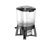 BluGarda BluFeeder - Mangeur Automatique de Poissons, pour Étang, avec Batterie et Énergie Solaire, pour Vacances et Régime, Koi, Exterieur, Résistant a l'humidité, Fish Feeder - 6L Capacité