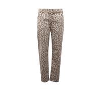 Blugirl - Pantalon en Denim avec Motif Macula Doux - Femme - Jeans - Beige - Taille: 42 FR