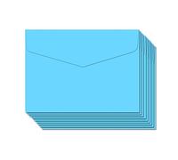 BLUGUL 50 Pièce Petite Enveloppe, Mini enveloppes, 115x82mm, pour Fournitures de Fête d'Anniversaire, Cartes d'invitation, Bleu