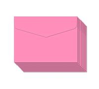 BLUGUL 50 Pièce Petite Enveloppe, Mini enveloppes, 115x82mm, pour Fournitures de Fête d'Anniversaire, Cartes d'invitation, Rose