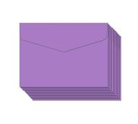 BLUGUL 50 Pièce Petite Enveloppe, Mini enveloppes, 115x82mm, pour Fournitures de Fête d'Anniversaire, Cartes d'invitation, Violet
