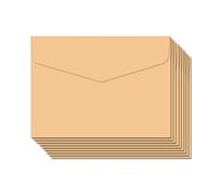 BLUGUL 50 Pièce Petite Enveloppe, Mini enveloppes, 115x82mm, pour Fournitures de Fête d'Anniversaire, Cartes d'invitation, Kraft