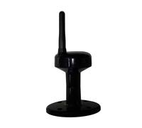BLUGY Antenne TNT Camper, couleur noire, montage en bâton/filet, câble de 2 m...