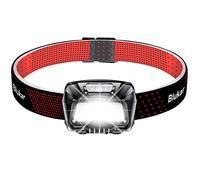 Blukar Lampe Frontale Rechargeable,2000L Super Lumineux 6 Modes d'éclairage