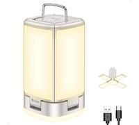 Blukar Lanterne Camping Rechargeable, Lampe Camping 116 LED Super Brillant 360°-Pliable 7 Modes d'éclairage 10H+ d'autonomie-Eclairage Portable Lampe Tente pour Pêche/Urgence