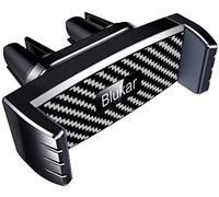Blukar Support Téléphone Voiture, Support à Grille d'aération Ventilation Rotation 360° avec 2 Clips pour iPhone, Galaxy, GPS