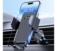 Blukar Support Téléphone Voiture, Support Grille d'aération Porte Téléphone Voiture Ventilation [Clip Amélioré&Rotation 360°& Un Bouton de Libération] Compatible avec Smartphone/GPS 4,0''-7,0''