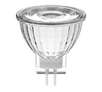 Blulaxa Ampoule à réflecteur LED SMD NV MR11, 12 V, GU4, 2,5 W, 2700 K, 200 lm, 36°, optique halogène