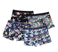 BLULOO Calecon Homme 4Pcs Box Panty Grande Taille 13Xl Lingerie Ample Grande Taille Coton Court Plus 6XL 7XL 8XL 9XL Lingerie Box Homme-8060,6XL 87.5-95Kg