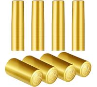 Blulu Lot de 120 capsules thermorétractables en PVC pour cave à vin et usage domestique (doré)
