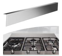 Blulu Lot de 2 cache-trous universels en acier inoxydable 304 pour cuisinière à micro-ondes, four, cuisinière, table de cuisson, 91,4 x 7,6 x 2,5 cm