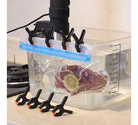 Blulu Lot de 8 clips de cuisson sous vide pour circulateur d'immersion pour garder les sacs immergés et empêcher le flottement, compatibles avec Anova, Chefsteps Joule, Gramercy Kitchen, Gourmia