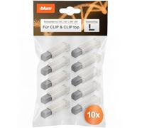 blum 10x amortisseur BLUMOTION pour porte de meuble soft-close à clipser | Se clipse sans outil sur charnière Blum | Amortisseur soft-close pour portes en recouvrement