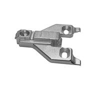 Blum 175L660022x4 0 mm Plaque de montage pour cadre de fa ade moul e sous pression Finition nickel (lot de 4)