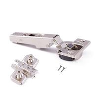 Blum, 71B3550 & 173L8100, Clip Top Blumotion, 110 Degrés Standard, Armoire de Cuisine, Charnière Portes d'Armoires, Mécanisme de Fermeture Automatique, Support de Surface Complet, 8 Pièces