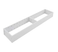 Blum AMBIA-LINE Cadre de tiroir de cuisine, largeur 100 mm, longueur 472 mm, hauteur 50 mm, blanc soie, organisateur de tiroirs en acier, 1 pièce, organiseur de cuisine