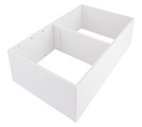 Blum AMBIA-LINE Cadre de tiroir de cuisine, largeur 218 mm, longueur 371 mm, hauteur 110 mm, avec aimant, blanc soie, acier, 1 cadre et 1 séparateur transversal, organiseur de cuisine