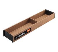Blum Ambia-Line Cadre de tiroir étroit, 472 x 100 x 50 mm, en acier noyer Tennessee