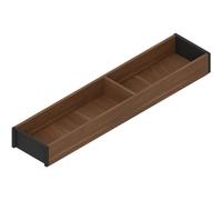 Blum Ambia-Line Cadre de tiroir étroit, 472 x 100 x 50 mm, en acier noyer Tennessee