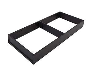 BLUM AMBIA-LINE Cadre de tiroir large 200 mm, NL450 mm, acier noir carbone mat