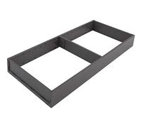 BLUM AMBIA-LINE Cadre de tiroir large, NL450 mm, acier gris orion mat