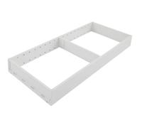 Blum AMBIA-LINE Cadre de tiroir, largeur 200 mm, longueur 472 mm, hauteur 50 mm, blanc soie, acier, 1 cadre et 1 séparateur transversal, organiseur de cuisine