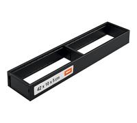 Blum AMBIA-LINE Organiseur de tiroir Acier 42×10×5 cm | Salle de bain | Support à plaque magnétique - aucun glissement | Range-couverts & séparateur de tiroir en acier