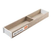 Blum AMBIA-LINE Organiseur de tiroir Décor bois 42×10×5cm | Chêne Bardolino