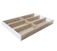 Blum AMBIA-LINE Range-couverts/couverts - Largeur : 300 mm - Longueur : 475 mm - Hauteur : 50 mm - Chêne Bardolino - 6 compartiments à couverts - 1 pièce - Organiseur de cuisine