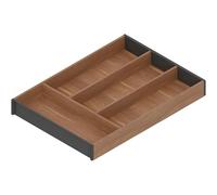 blum AMBIA-LINE range-couverts | organiseur de tiroir premium pour cuisines et meubles modernes | trie et range couverts avec clarté | avec pieds antidérapants | 42×30×5 cm | Noyer Tennessee