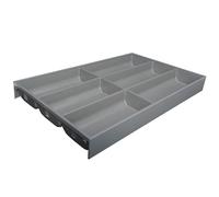 Blum AMBIA-LINE range-couverts Soft-Touch | organiseur de tiroir premium pour tiroir et meuble de cuisine modernes | protège, trie et range couverts | Dimensions : 47×30×5 cm | Gris Orion