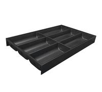 Blum AMBIA-LINE range-couverts Soft-Touch | organiseur de tiroir premium pour tiroir et meuble de cuisine modernes | protège, trie et range couverts et ustensiles | 47×30×5 cm | Gris/Blanc