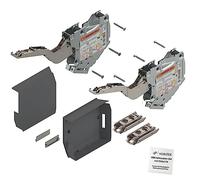 Blum Aventos HK-S 220-500 Ferrure rabattable avec plaque de montage Gris foncé