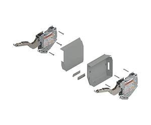 Blum Aventos HK S Charnière pliante avec ferrure rabattable 400-1000 Gris clair