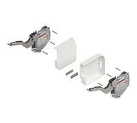 Blum Aventos HK S Tip-On 960-2115 Charnière rabattable avec ferrure pivotante et réservoir de force Blanc satiné