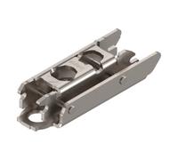 Blum Blum CLIP Plaque de montage, droite, 3 mm, acier, vis, HV : excentrique, nickelée Quantité:2