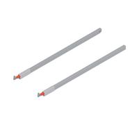 Blum Blum TANDEMBOX Cordon longitudinal (haut), pour tiroir frontal, NL 650 mm, gauche/droite, pour TANDEMBOX antaro, R9006 aluminium blanc Quantité:1