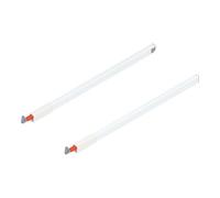 Blum Blum TANDEMBOX Railing longitudinale (supérieure), pour tiroir frontal, NL 550 mm, gauche/droite, pour TANDEMBOX intivo/antaro, pour TANDEMBOX antaro, blanc soyeux Quantité:1