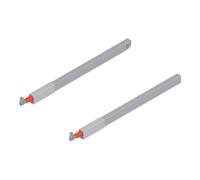 Blum Blum TANDEMBOX Reling longitudinale (haut), pour tiroir frontal, NL 400 mm, gauche/droite, pour TANDEMBOX intivo/antaro, pour TANDEMBOX antaro, R9006 aluminium blanc Quantité:1