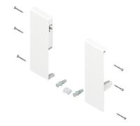 Blum Blum TANDEMBOX Support avant, hauteur C, pour tiroir intérieur avec barre simple, gauche/droite, pour TANDEMBOX antaro, blanc soyeux Quantité:2