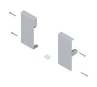 Blum Blum TANDEMBOX Support frontal, hauteur K, pour tiroir intérieur, gauche/droite, pour TANDEMBOX antaro, gris blanc Quantité:2