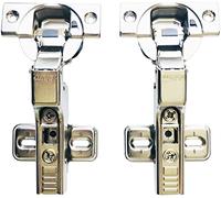 Blum Clip Top BLUMOTION 110 Degré Demi Recouvrement Standard Charniere avec Amortisseur 71MB3650 Fermeture Automatique Charnière pour Armoires de Porte Cuisine et Amortissement Intégré Lot de 2