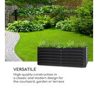 Blum High Grow Straight potager surélevé 200x60x100cm 1200 l acier