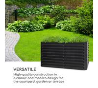 Blum High Grow Straight potager surélevé 200x90x100cm 1800 l acier